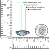 Oval Natural Stone Leaf Split Shank Ring