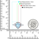 Pear Teardrop Natural Stone Wedding Ring