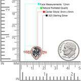 Pear Teardrop Natural Stone Wedding Ring