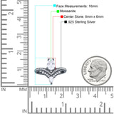 Pear Teardrop Natural Stone Wedding Ring