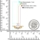 Pear Teardrop Natural Stone Wedding Ring