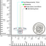 Pear Teardrop Natural Stone Solitaire Ring