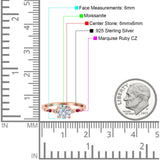 Minimalist Round Natural Stone Art Deco Ring