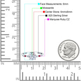 Minimalist Round Natural Stone Art Deco Ring