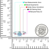 Minimalist Round Natural Stone Art Deco Ring