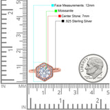 Vintage Style Round Natural Stone Hexagonal Ring