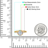 Vintage Style Round Natural Stone Halo Ring