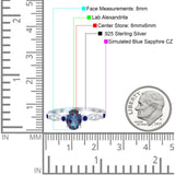 Oval Natural Stone Vintage Style Ring