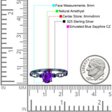 Oval Natural Stone Vintage Style Ring