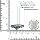 Oval Natural Stone Vintage Style Ring