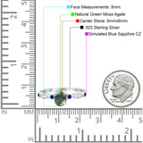 Oval Natural Stone Vintage Style Ring