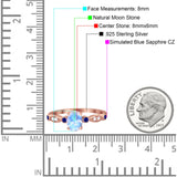 Oval Natural Stone Vintage Style Ring