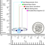 Oval Natural Stone Vintage Style Ring