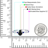 Oval Natural Stone Vintage Style Ring