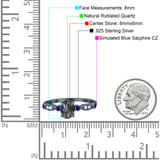 Oval Natural Stone Vintage Style Ring