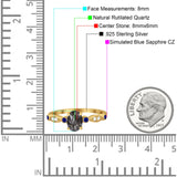 Oval Natural Stone Vintage Style Ring