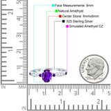 Oval Natural Stone Vintage Style Ring