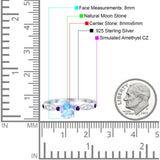 Oval Natural Stone Vintage Style Ring