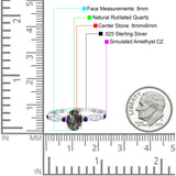 Oval Natural Stone Vintage Style Ring