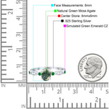 Oval Natural Stone Vintage Style Ring