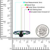 Oval Natural Stone Vintage Style Ring