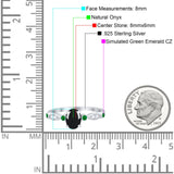 Oval Natural Stone Vintage Style Ring