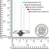 Oval Natural Stone Vintage Style Ring