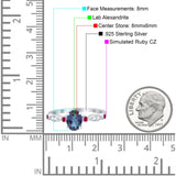 Vintage Style Oval Natural Stone Ring