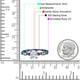 Vintage Style Oval Natural Stone Ring