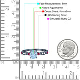 Vintage Style Oval Natural Stone Ring