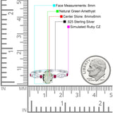 Vintage Style Oval Natural Stone Ring