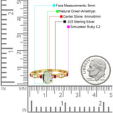 Vintage Style Oval Natural Stone Ring