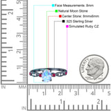 Vintage Style Oval Natural Stone Ring