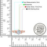 Round Natural Stone Leaf Vintage Style Ring