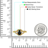 Floral Oval Natural Stone Wedding Ring