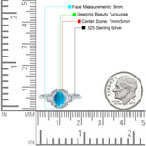 Floral Oval Natural Stone Wedding Ring