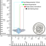 Oval Natural Stone Tapered Baguette Ring