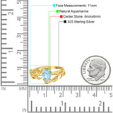 Pear Teardrop Leaf Vintage Style Ring