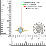 Art Deco Oval Halo Floral Ring