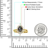 Two Piece Oval Curved Contour Silver Ring