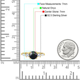 Round Five Stone Marqise Style Silver Ring