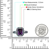 Art Deco Emerald Cut Halo Bridal Ring