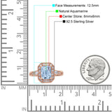 Art Deco Emerald Cut Halo Bridal Ring