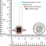 Art Deco Emerald Cut Halo Bridal Ring