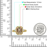 Art Deco Emerald Cut Halo Bridal Ring