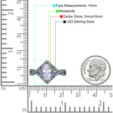 Art Deco Marquise Split Shank Ring