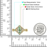 Art Deco Marquise Split Shank Ring