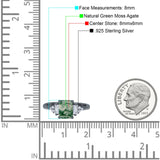 Three Stone Emerald Cut Trellis Ring