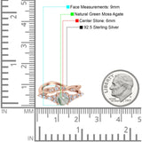 Two Piece Round Marquise Style Bridal Ring