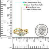 Two Piece Round Marquise Style Bridal Ring